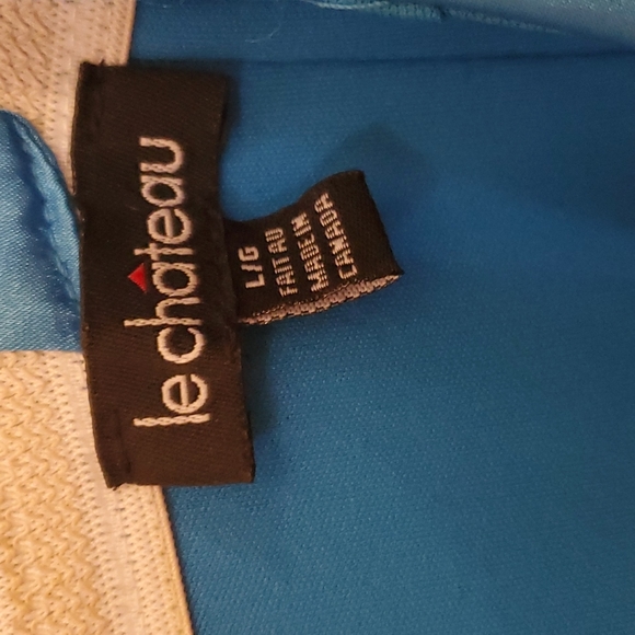 Le Chateau Mid Blue Dress - Picture 3 of 4